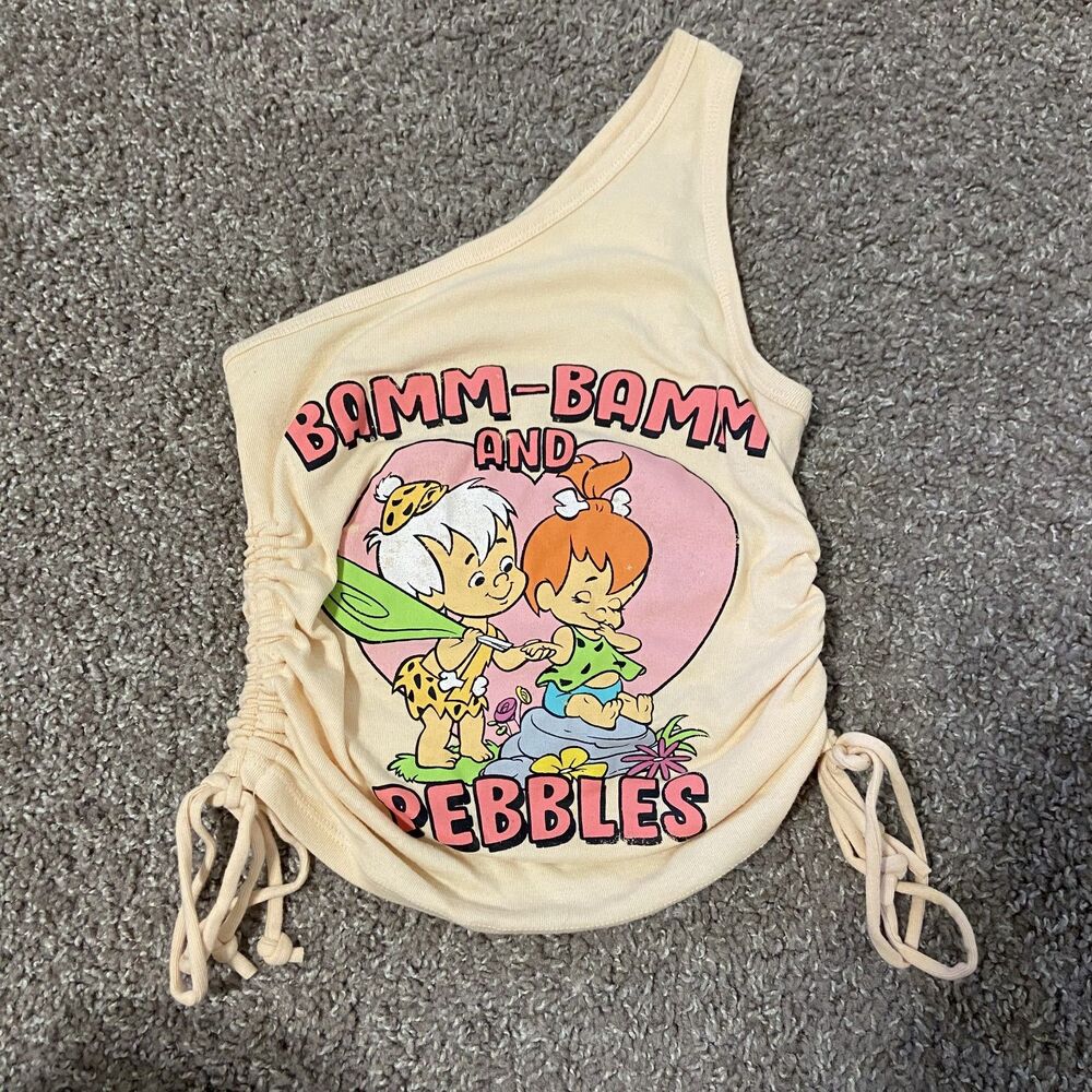 The Flintstones One Shoulder Tank – Women’s Size XS - Picture 1 of 3